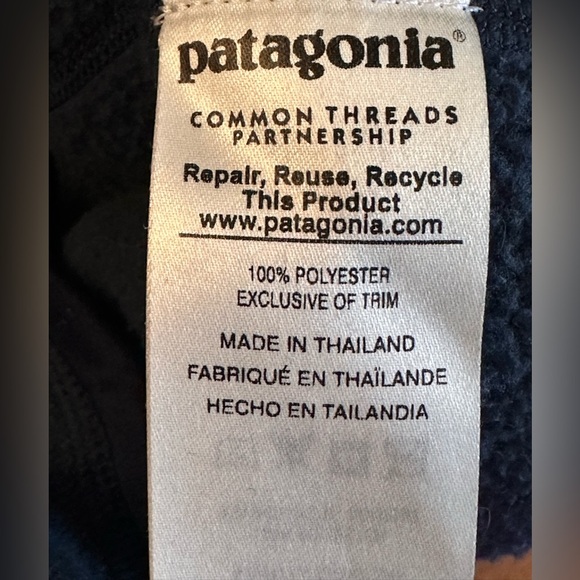 Patagonia Women's Better Sweater 1/4-Zip Fleece pullover Sweater Jacket size S - Picture 6 of 7